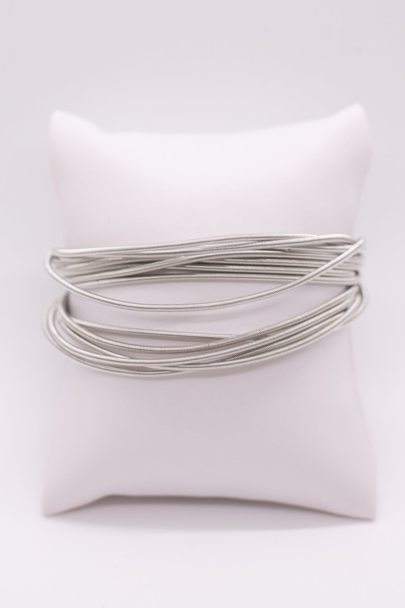 Silver Guitar String Bracelets