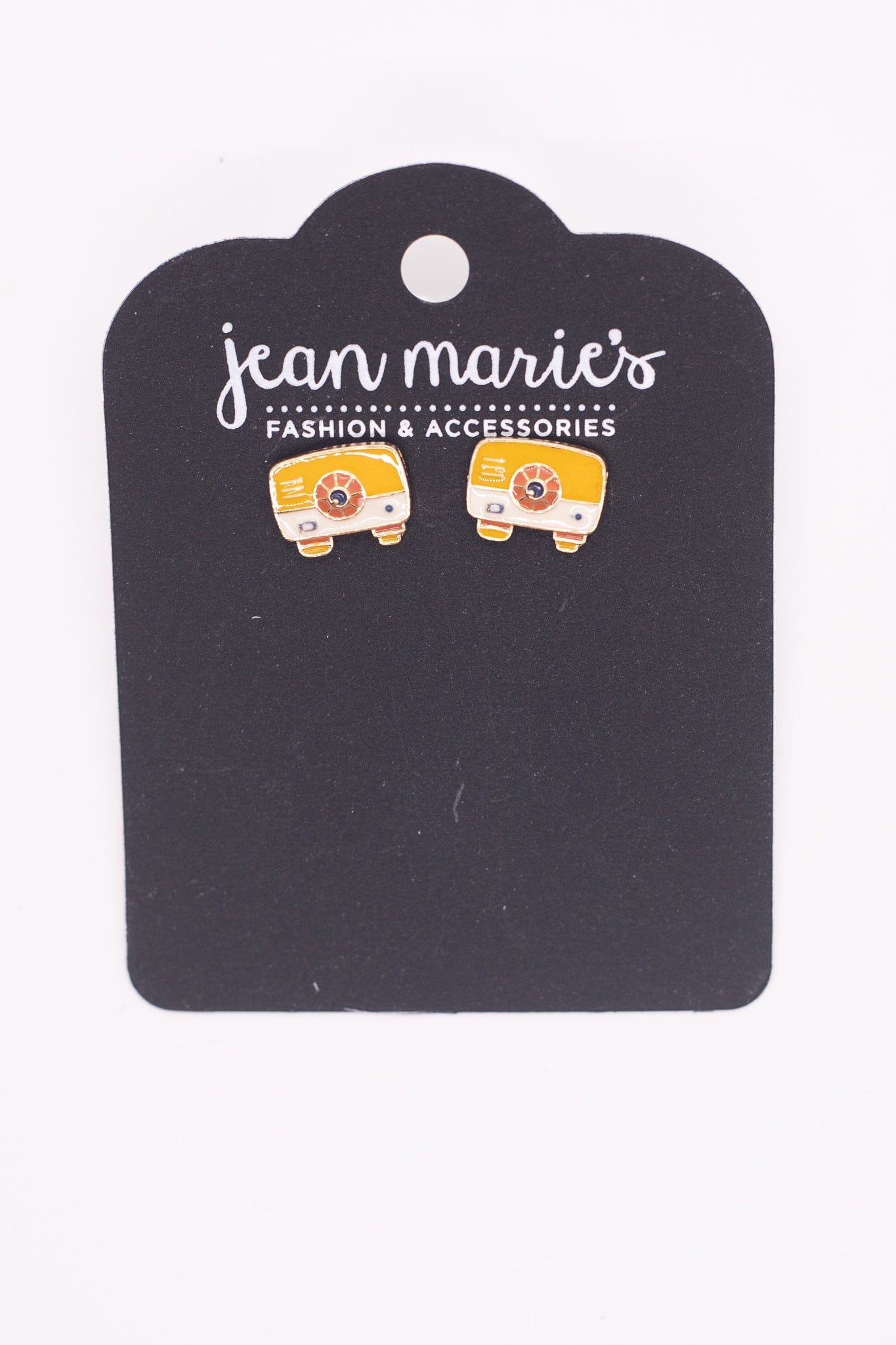 Camera stud earrings