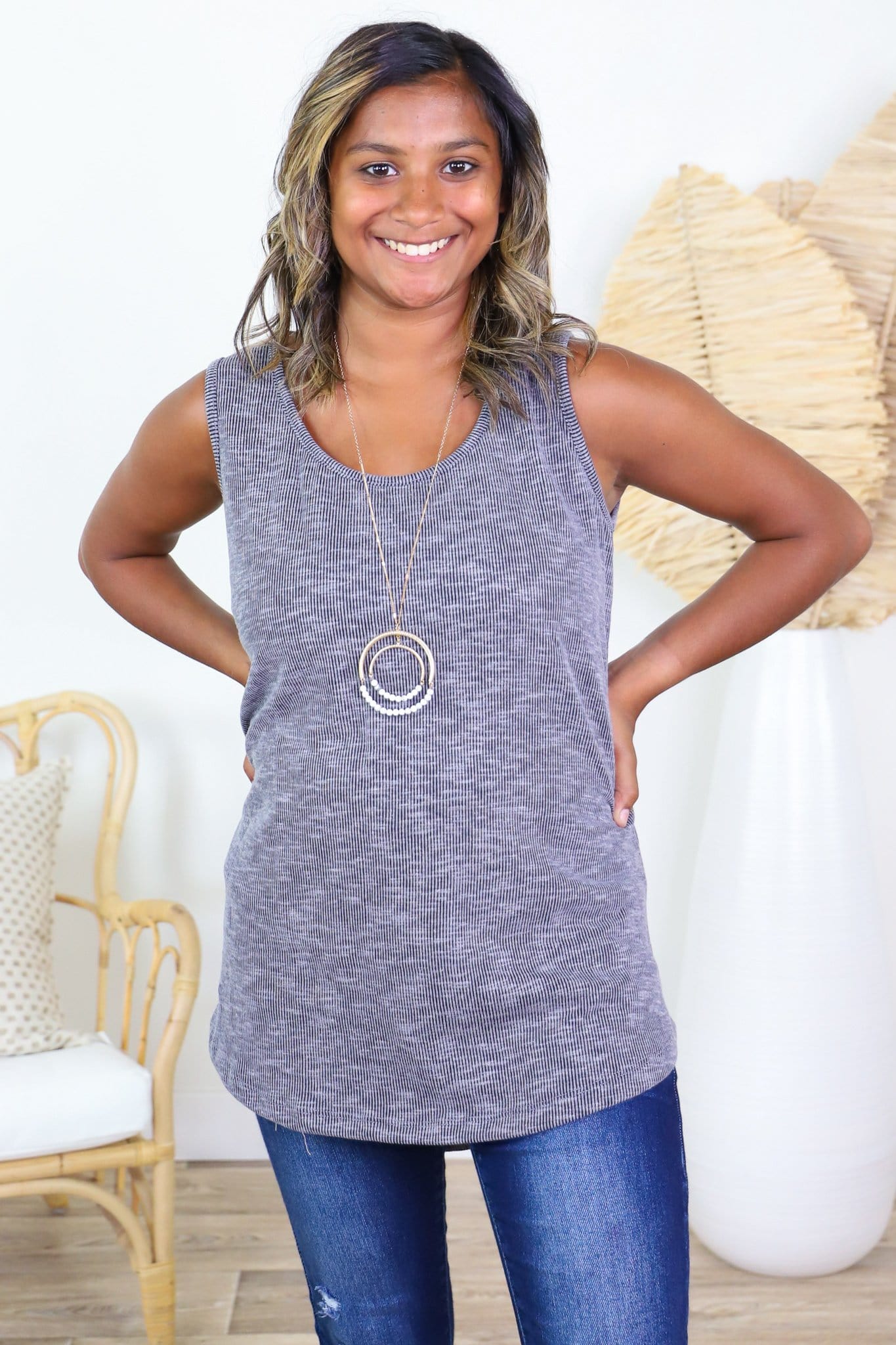 Rib Knit Favorite Tank