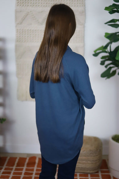Blue Zen Cardigan Wrap