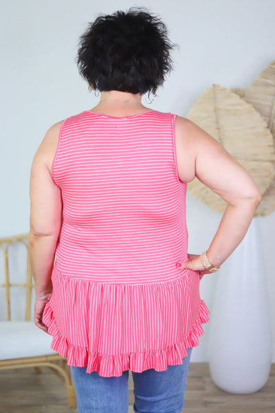 Ministripe Babydoll Tank