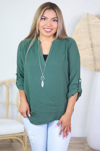 Favorite Henley Blouse