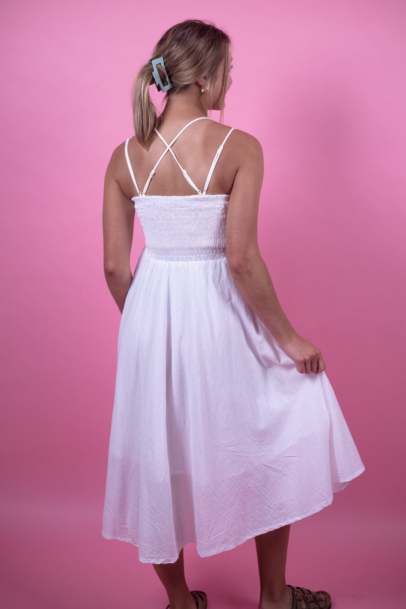 White Safari Dress