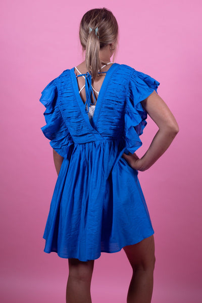Ocean Wave VNeck Dress