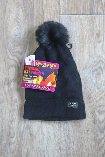 Polar Extreme Women's Sherpa Lined Braided Hat