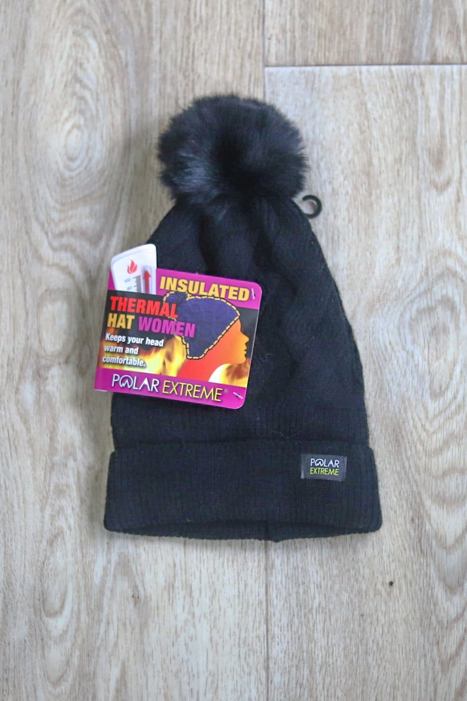 Polar Extreme Women's Sherpa Lined Braided Hat
