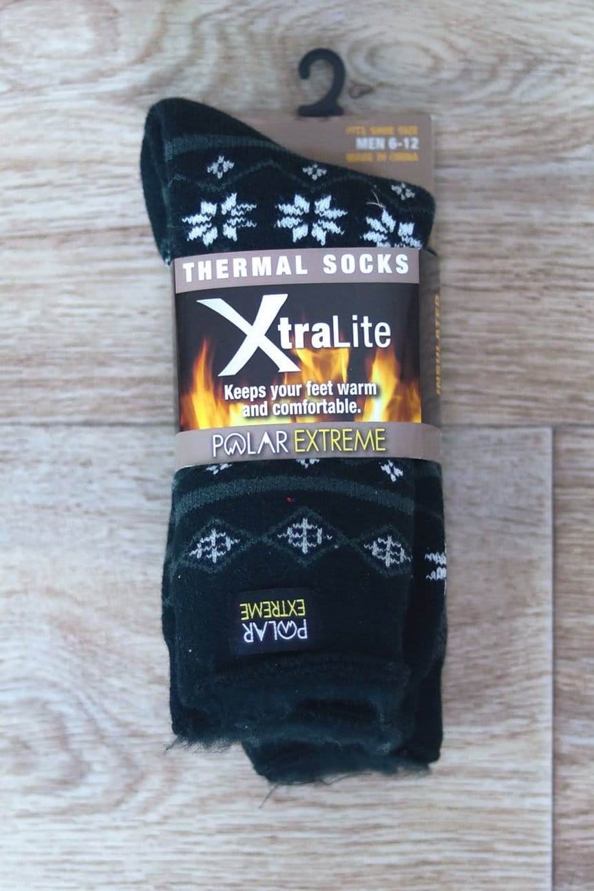 Polar Extreme Heat Xtra Light Men's Sock 2pk - Fairisle