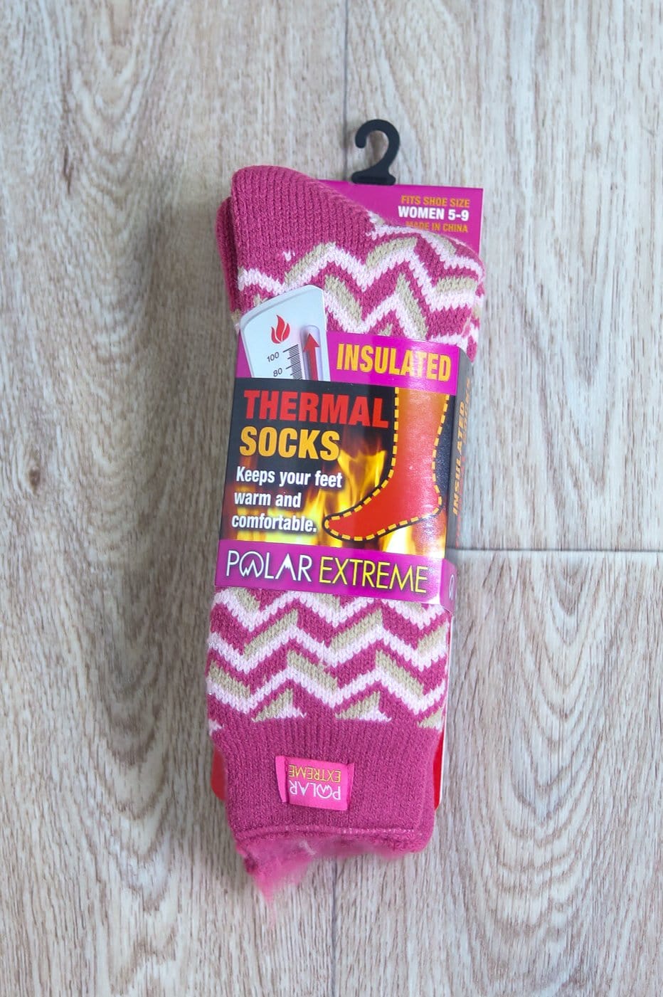 pink sparkle tan geo pattern sock 
