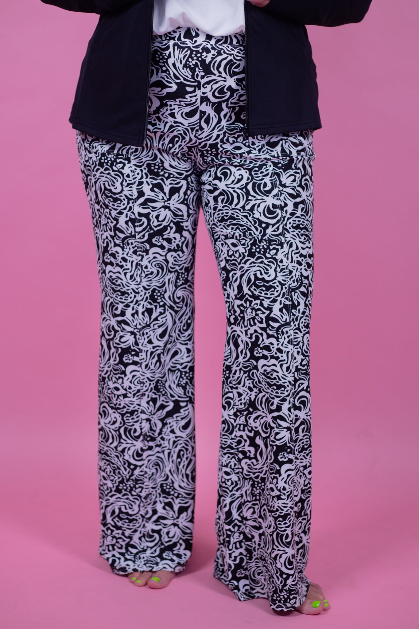 Mercedes Wide Leg Print Pant