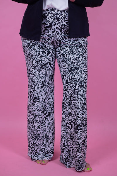 Mercedes Wide Leg Print Pant