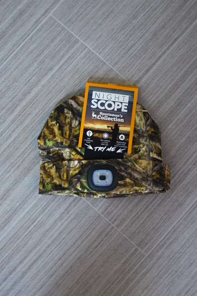 camo  hunter spotlight hat 