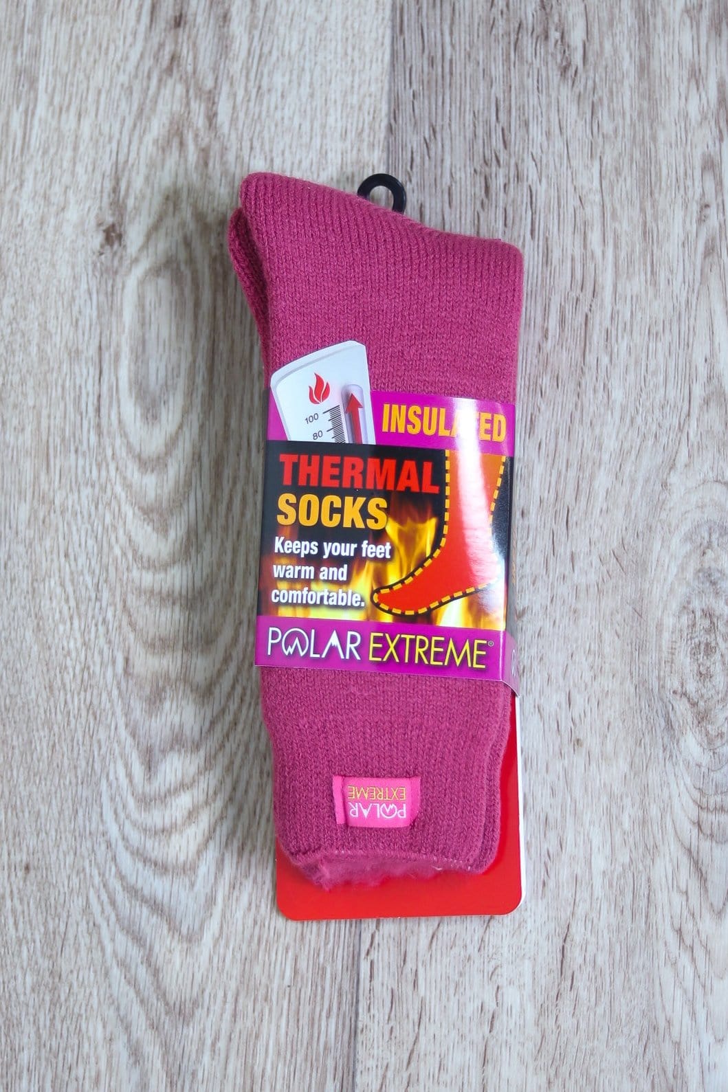 neon pink sock 