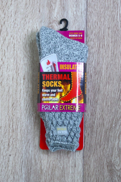 grey white textured sock 