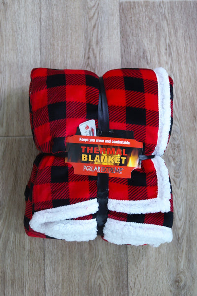 Polar Extreme Heat Fleece Sherpa Blanket