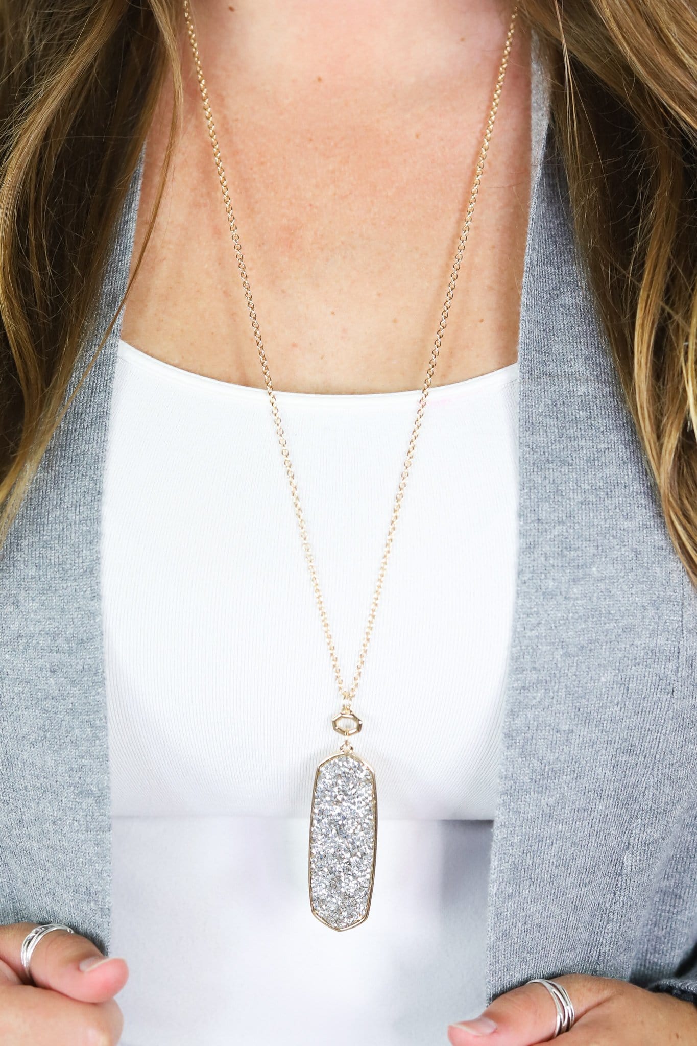 Shimmer Pendant Necklace