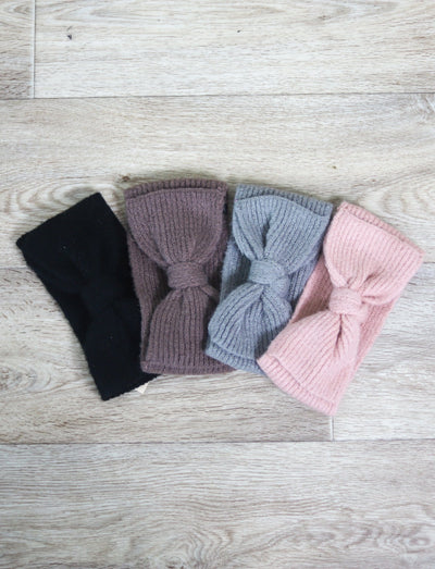 black brown grey pink headband bundle
