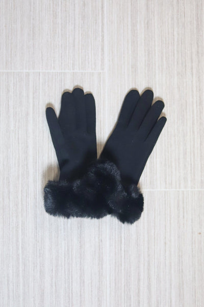 Faux Fur Cuff Glove