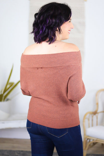 Solid Heathered Short Butter Sweater