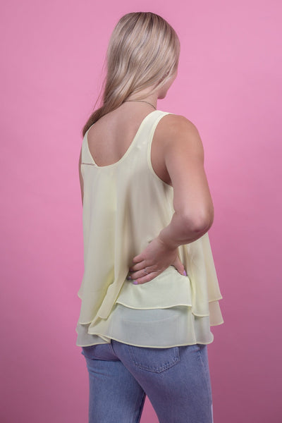 Yellow Nana Double Layered Tank