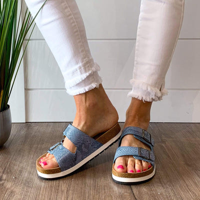 Blue Beach Babe Sandals