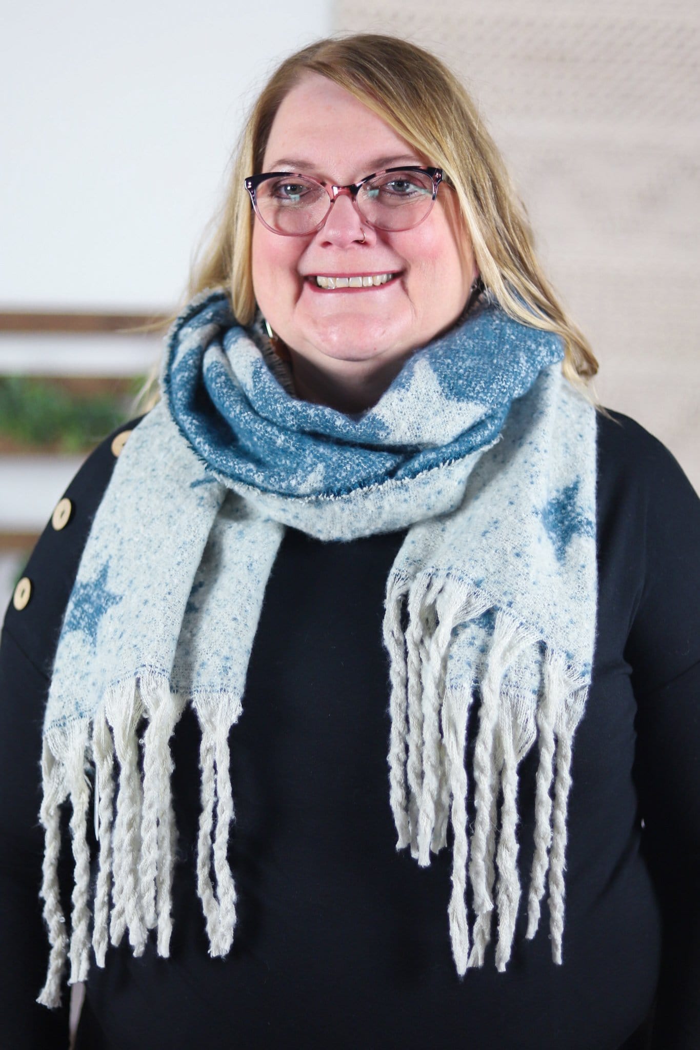 Stargazing Fringe Scarf