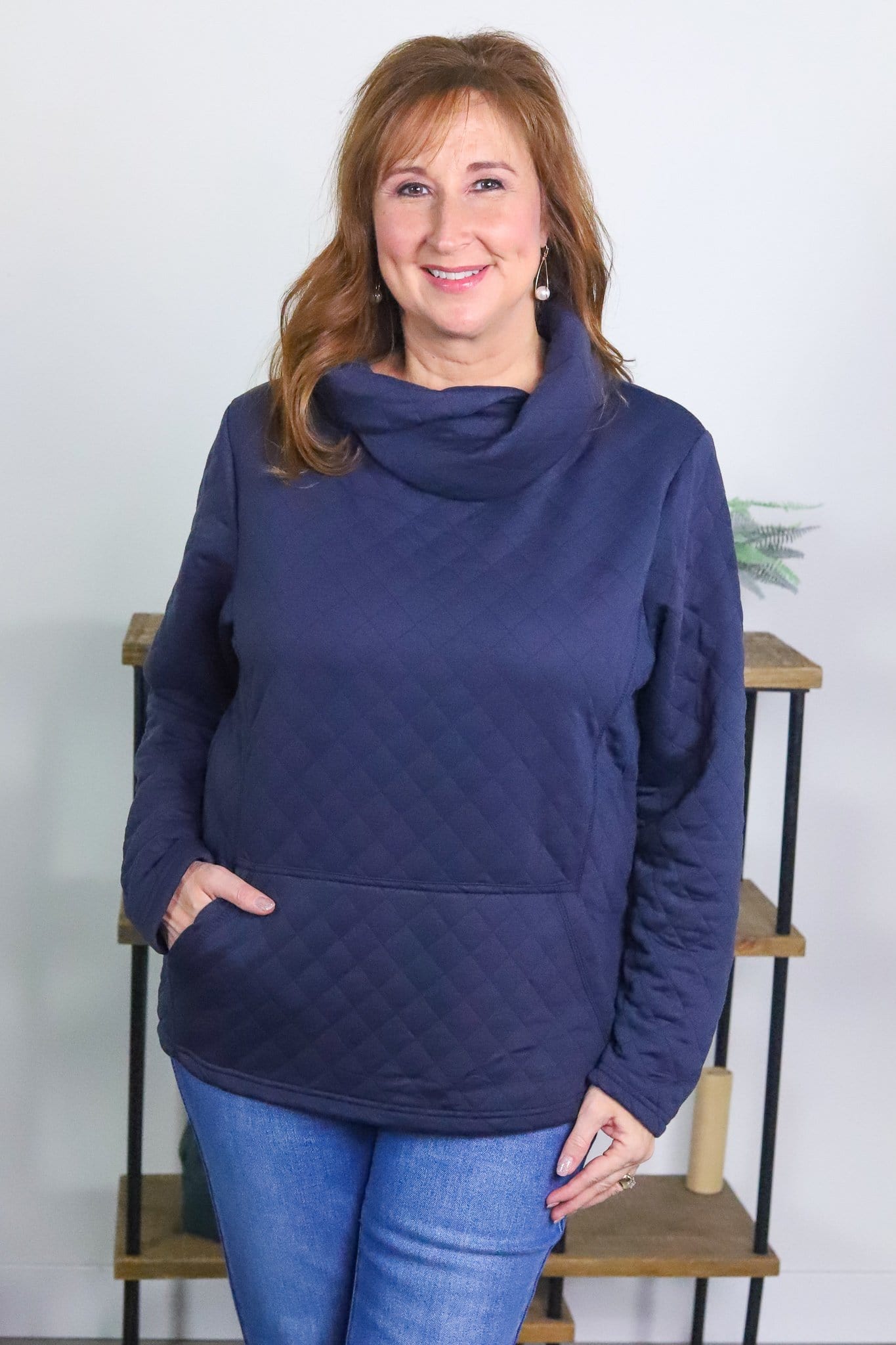 Quilted Pullover Top