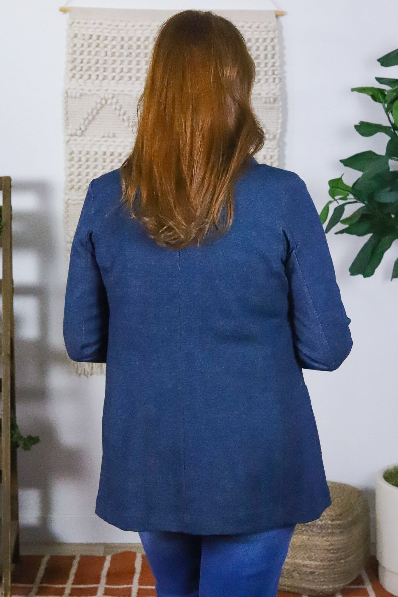 Indigo Denim Tribal Blazer