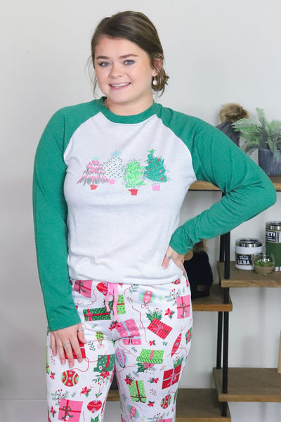 Treeful Raglan Tee
