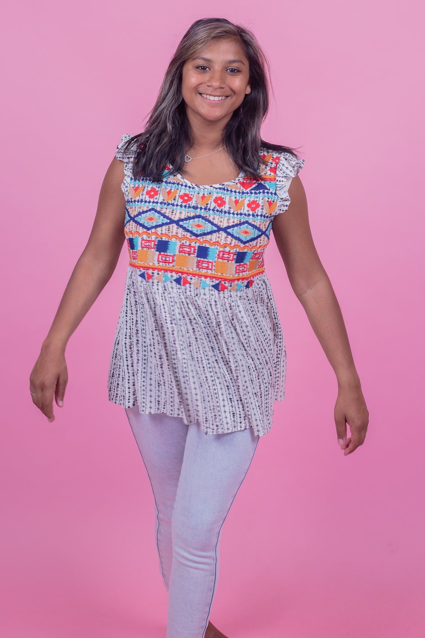 Savanna Embroidered Top
