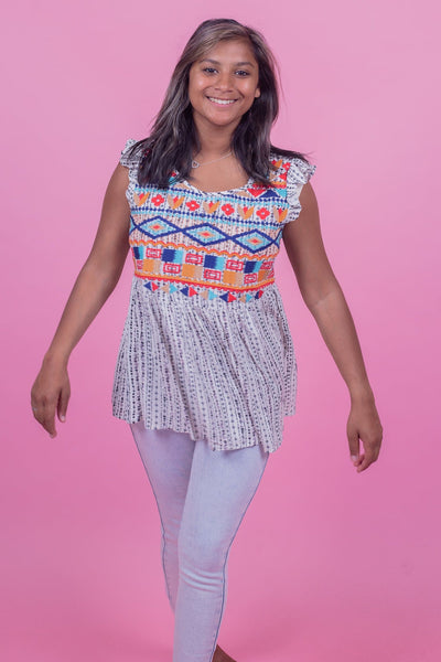 Savanna Embroidered Top