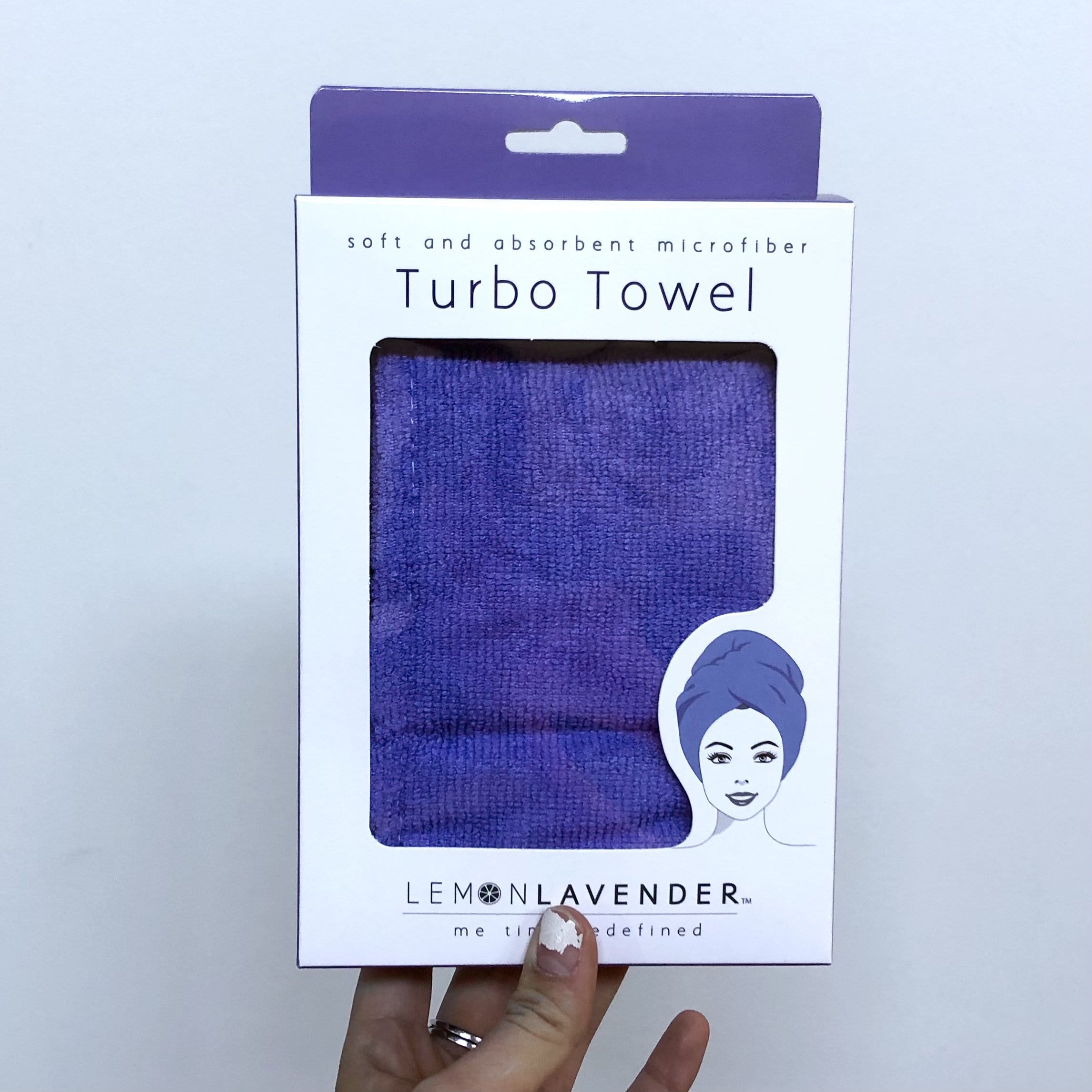 Lavender Turbo Towel