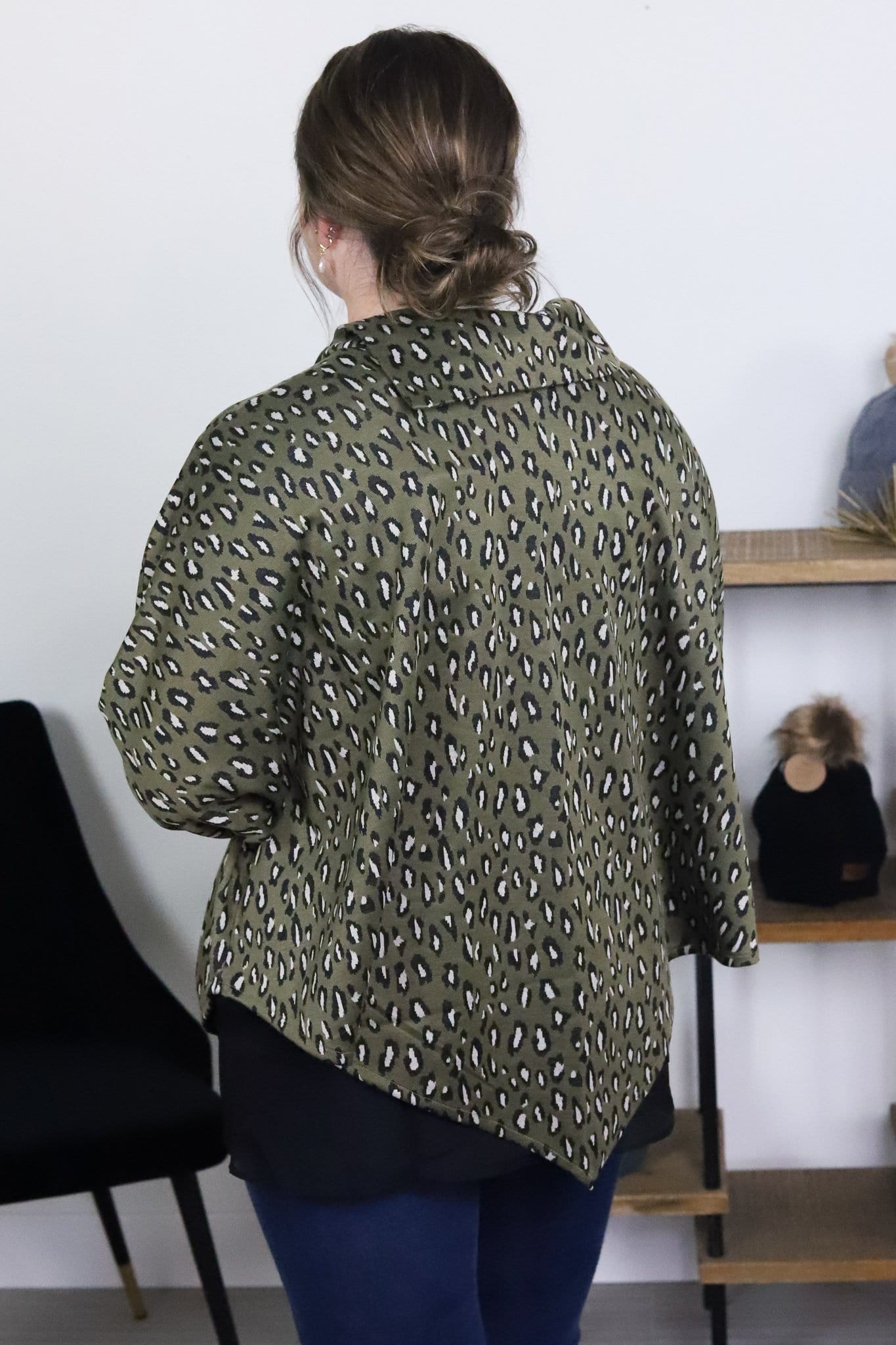 Leopard Poncho