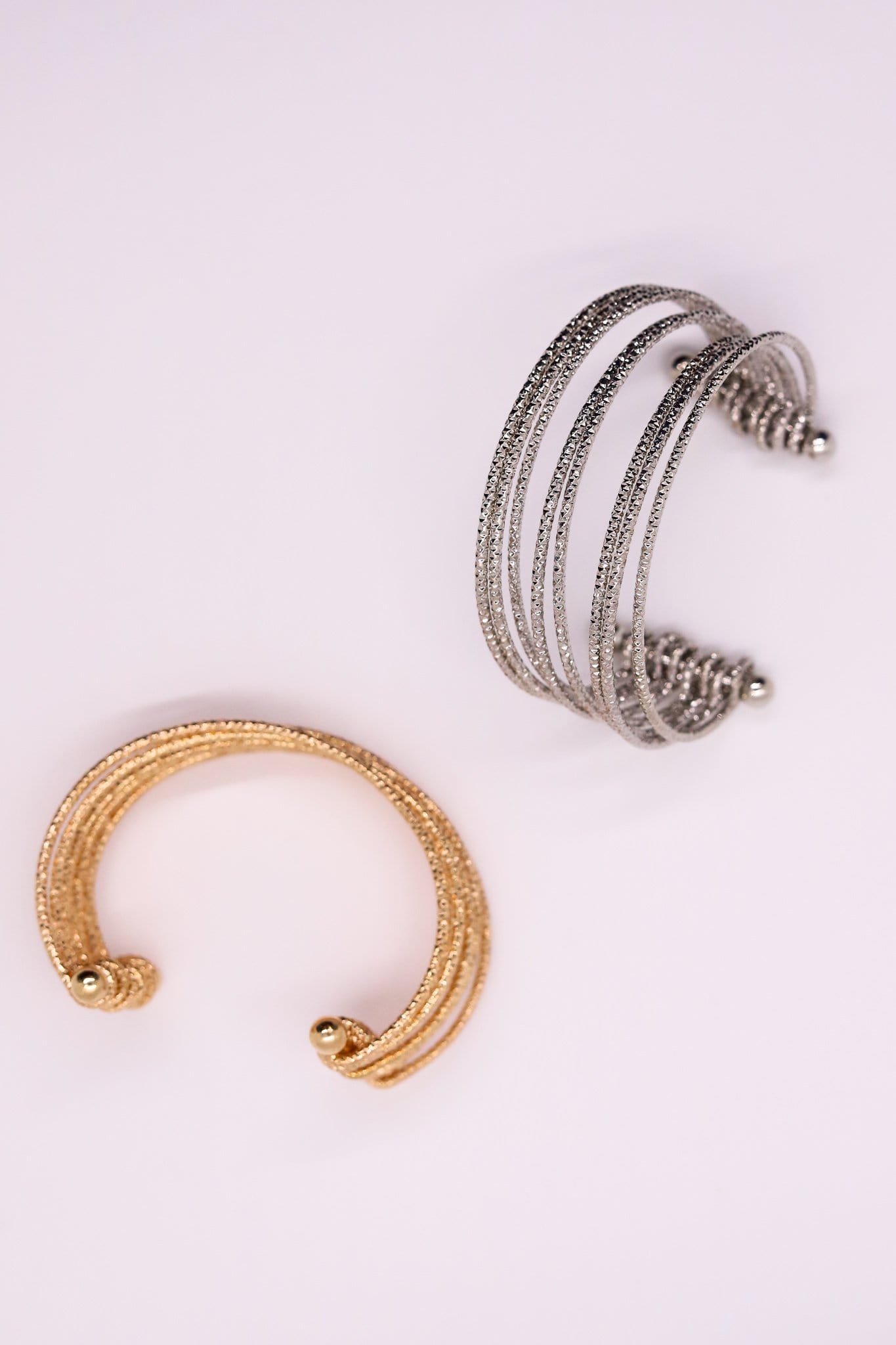 Stacked Metal Cuff Bracelet