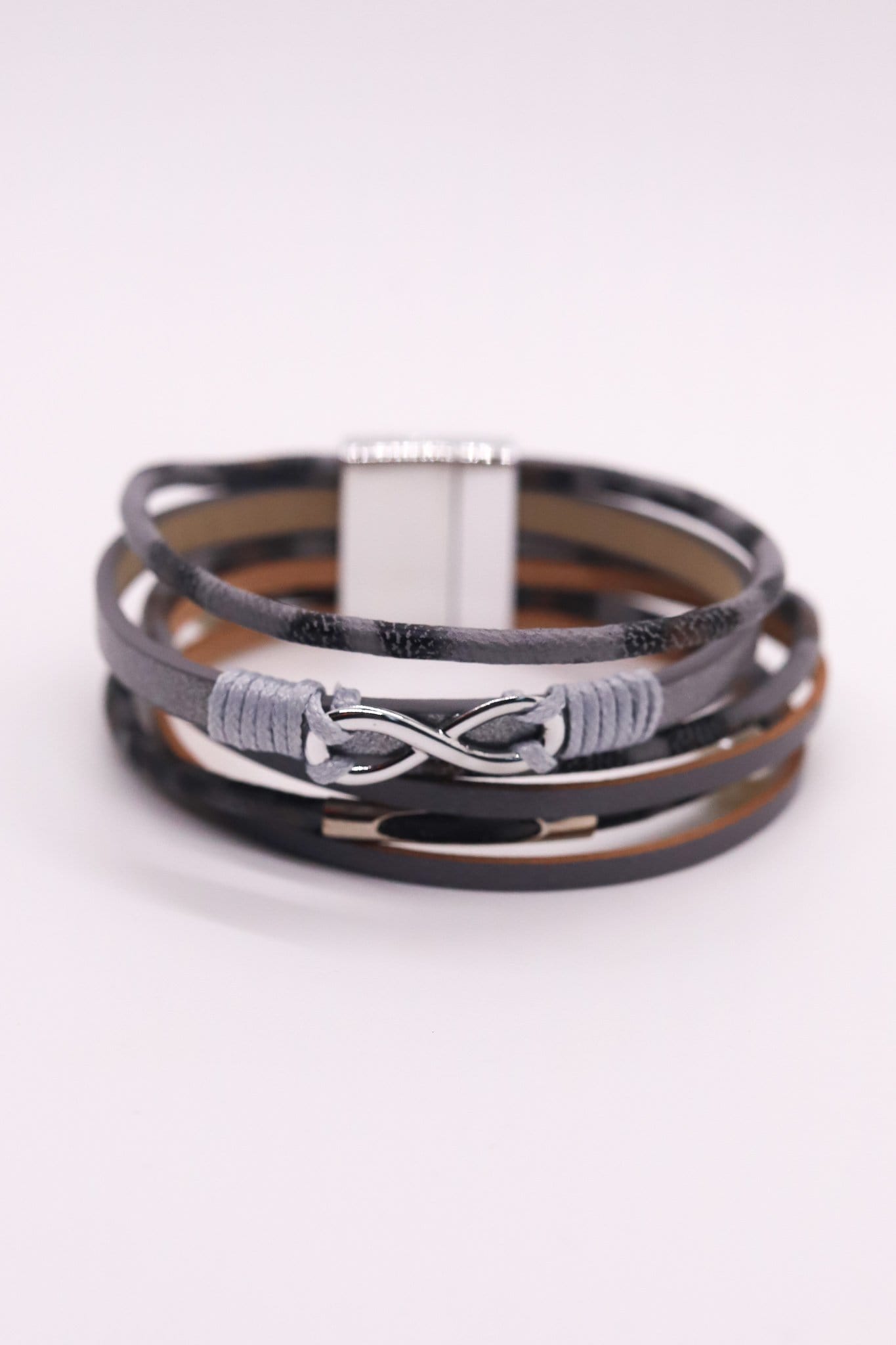 Leopard Layered Magnetic Bracelet
