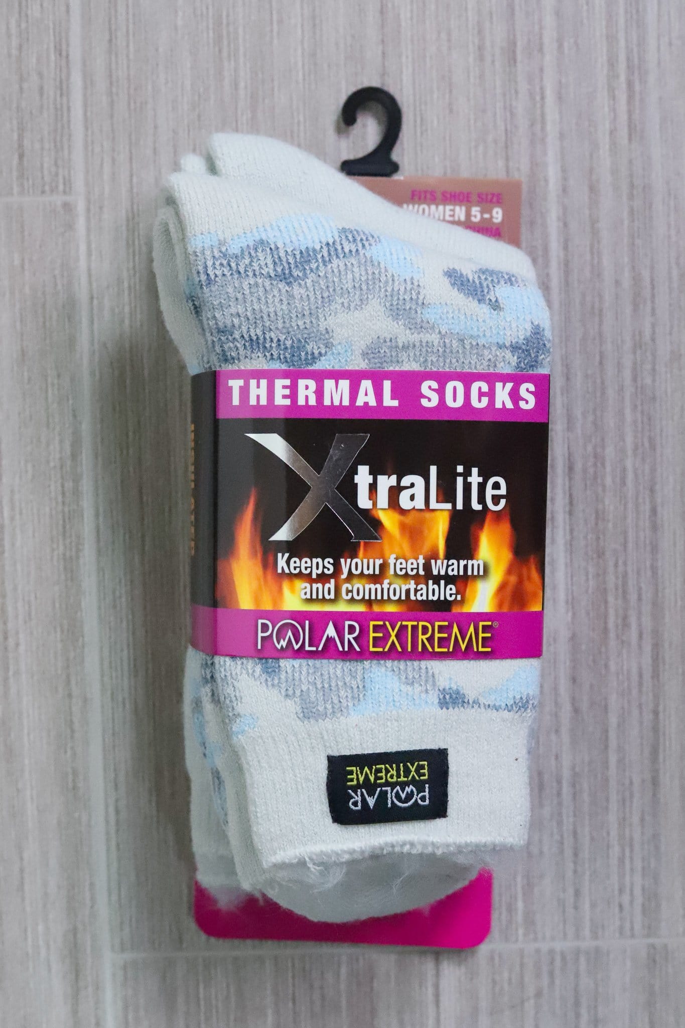 Polar Extreme Heat Xtra Light Women's Sock 2pk - Camo