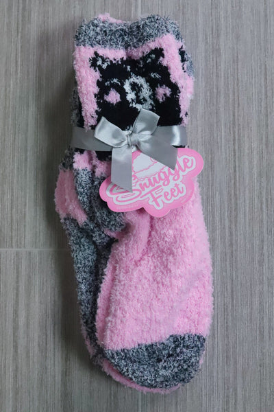 Snuggle Feet 3Pk Butter Socks - Animals