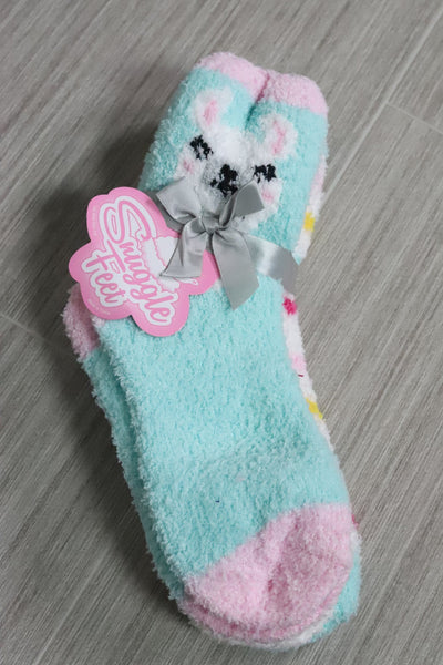 Snuggle Feet 3Pk Butter Socks - Animals