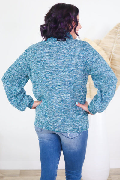 Turtleneck Balloon Sleeve Sweater