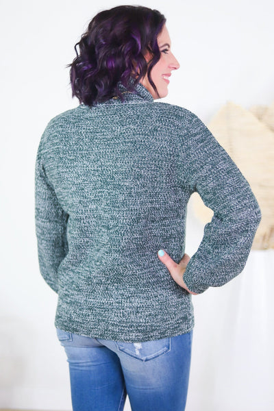 Turtleneck Balloon Sleeve Sweater