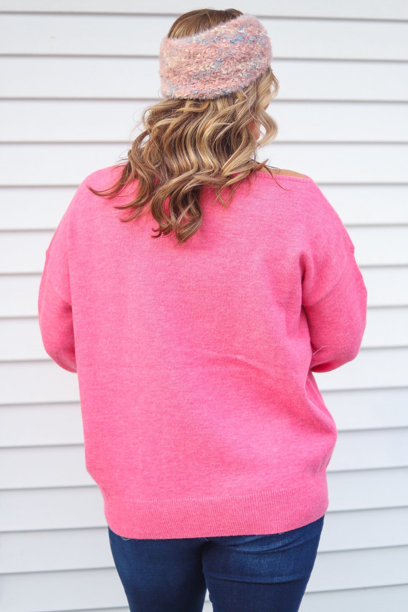 Unbalanced Shoulder Sweater