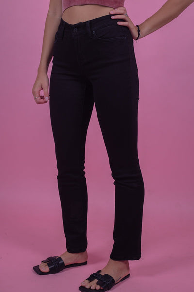 Black Straight Jean