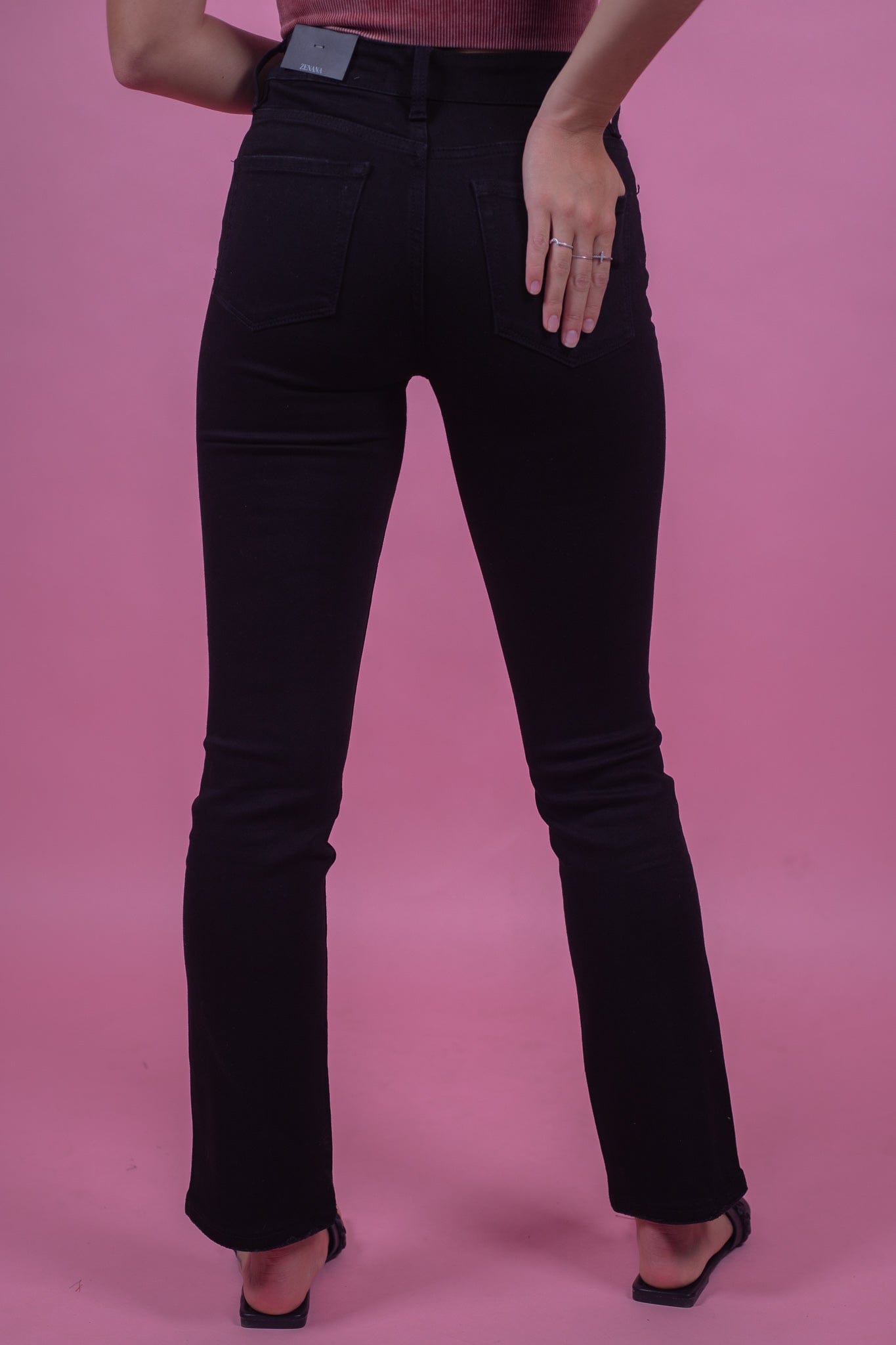Black Straight Jean