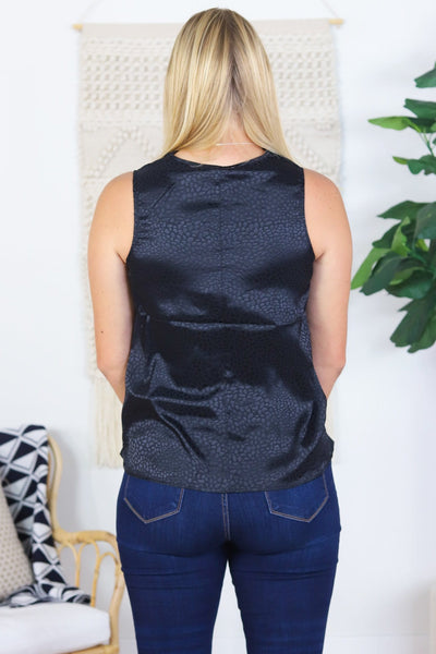 Cowl Neck Satin Blouse