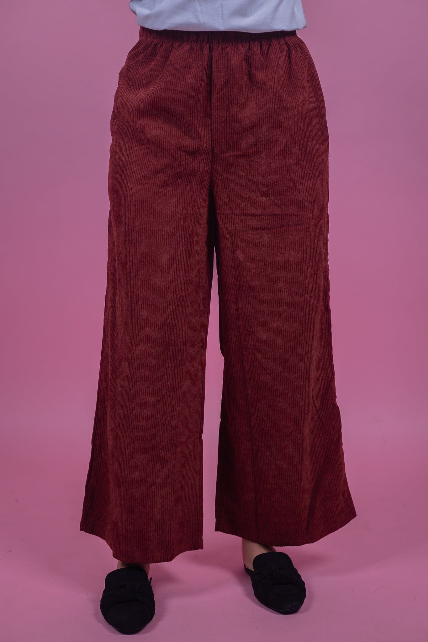 Dark Rust Flare Pant
