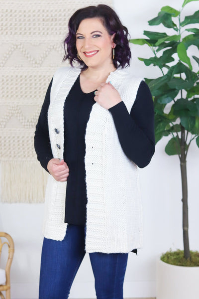 Ivory Fireside Vest