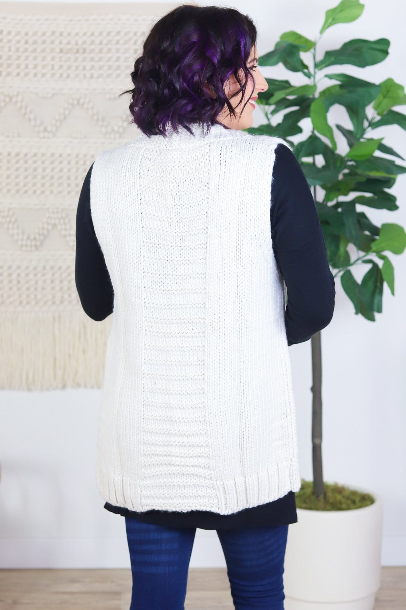 Ivory Fireside Vest