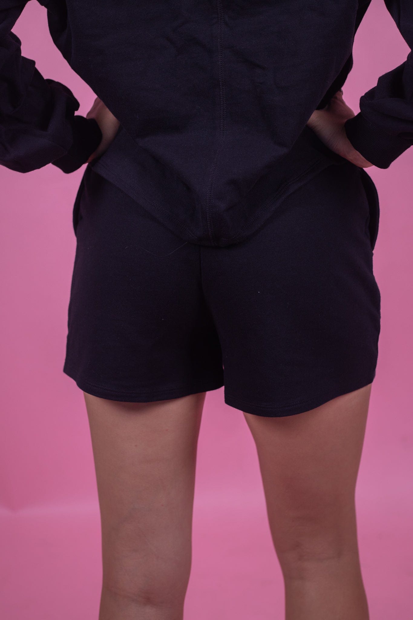 Black French Terry Short