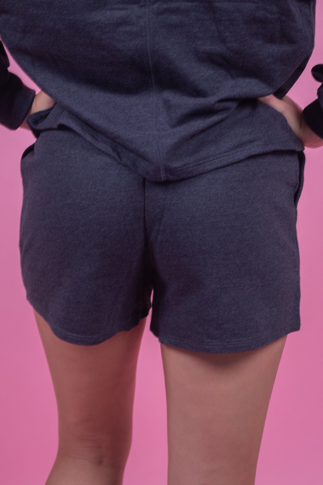 Charcoal French Terry Short