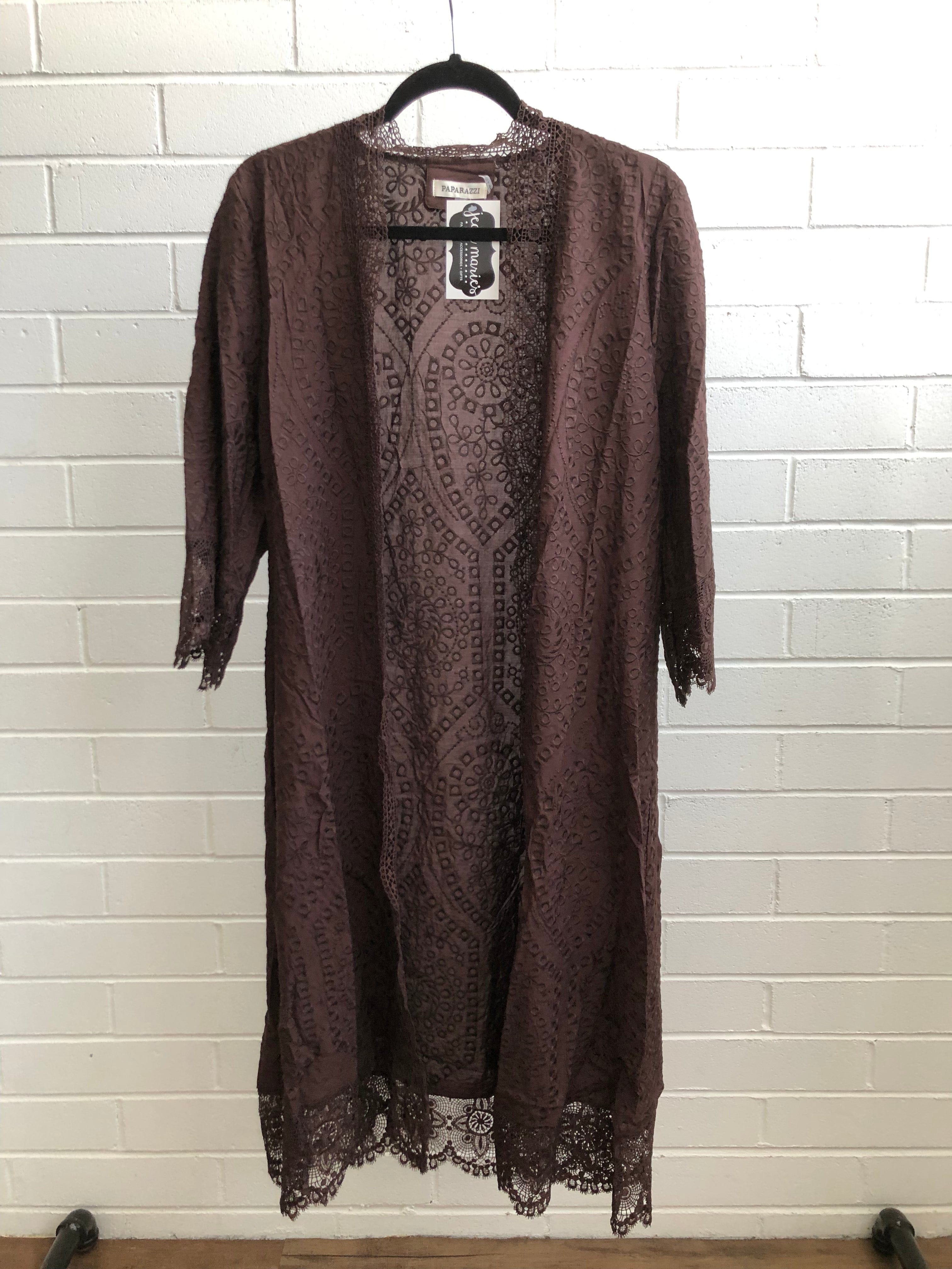 Chocolate Lace Duster