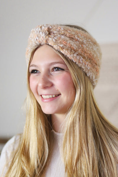Bow Tie Knitted Headband